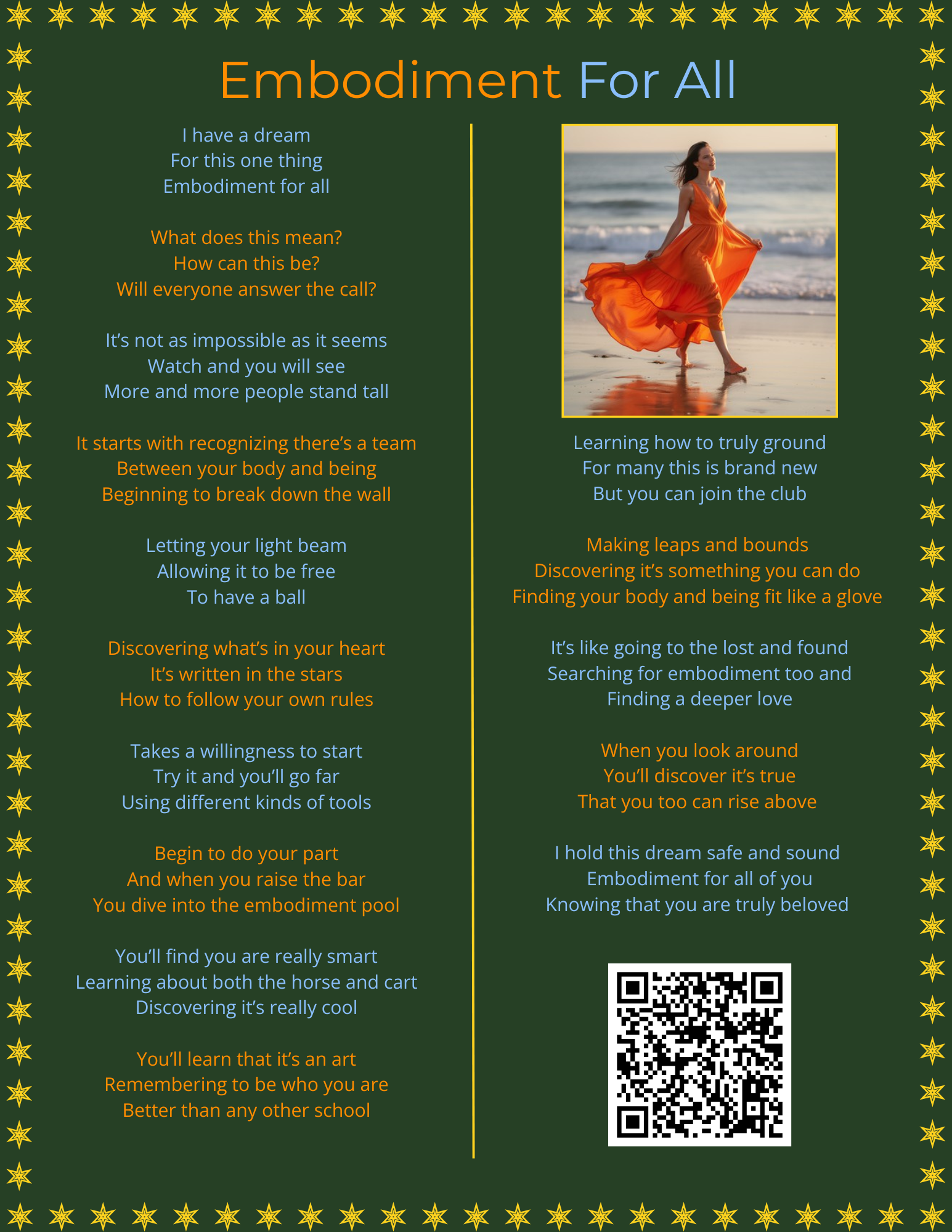 Embodiment for All E-Book of Poems