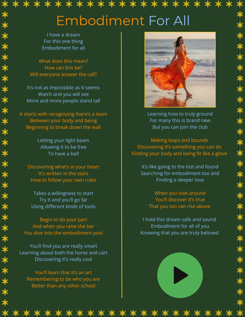 Embodiment for All E-Book of Poems